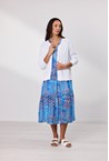 SERENITY DRESS - blue patch